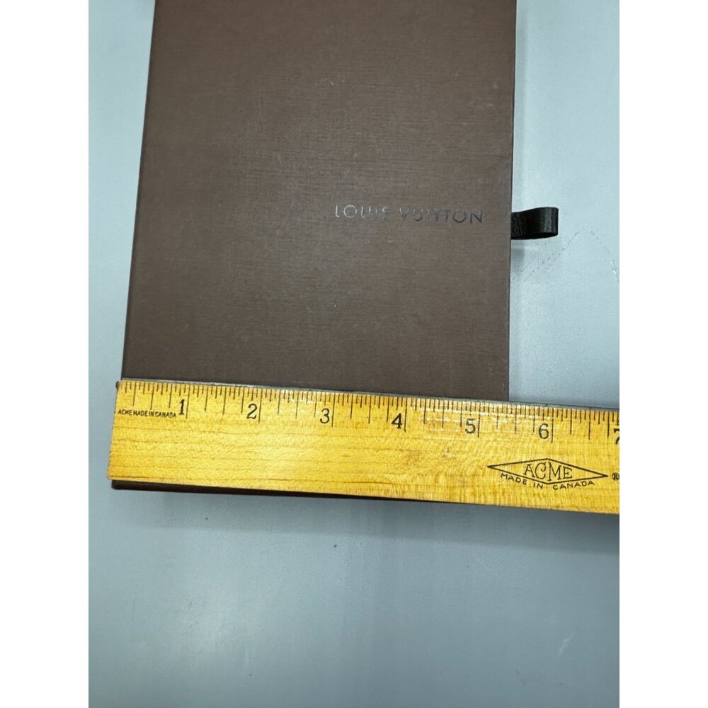 Louis Vuitton Drawer Style Box 2 Boxes 8.25"x 5.5" Brown & Yellow - Picture 9 of 10